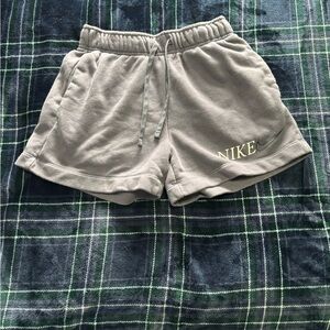 Blue grey women’s Nike sweat shorts size xs